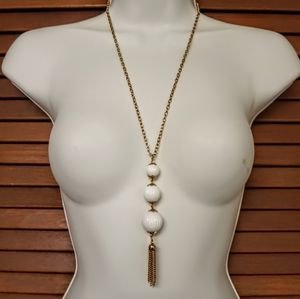 Vintage Sarah Coventry pendant tassle necklace